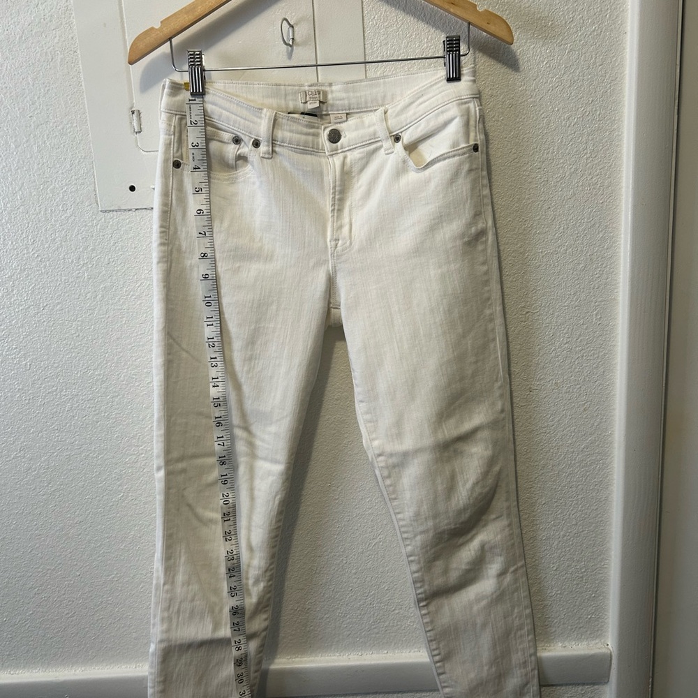 Jeans J crew white jeans Stretch 27/28 Hot Jeans😁 - Picture 3 of 3